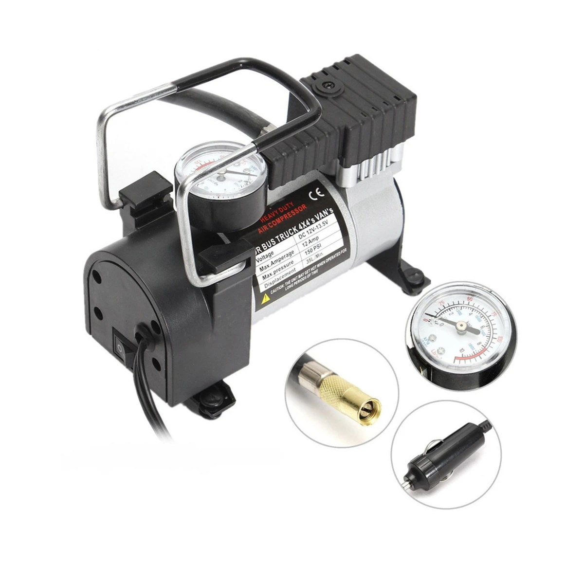 پمپ باد فندکی مدل compressor -DC12